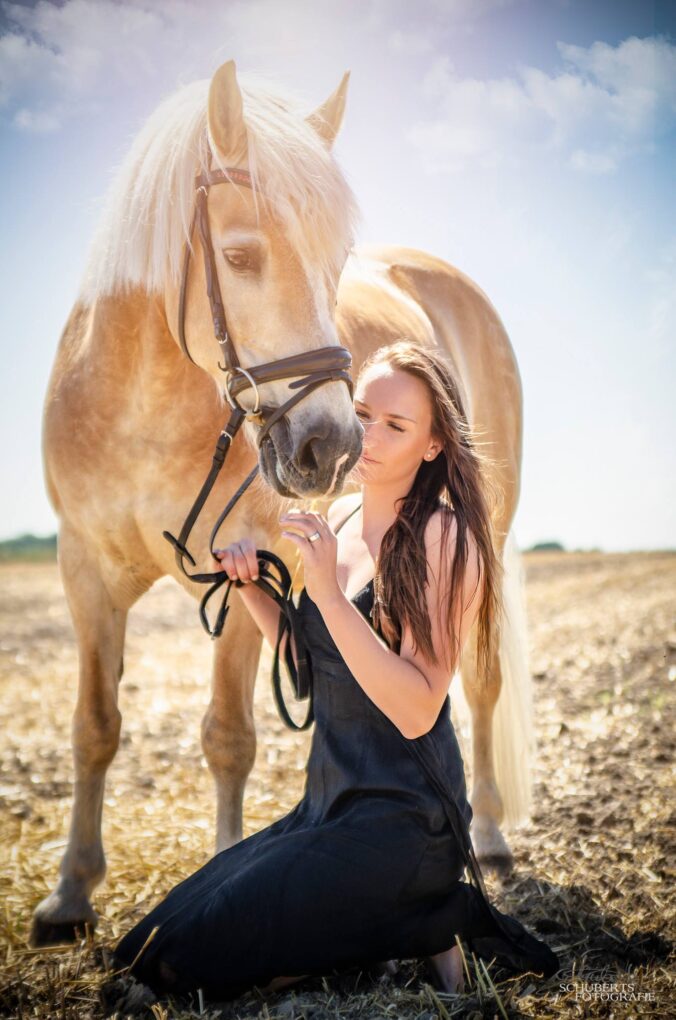 pferde Fotoshooting mit Reiterin